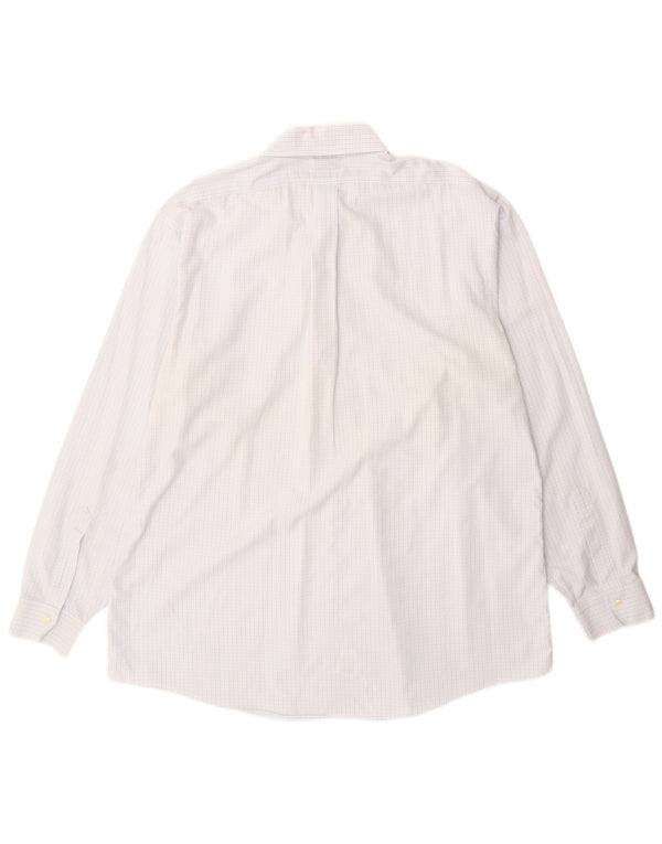 Ανδρικό πουκάμισο Brooks Brothers 18 2XL Μπλε βαμβακερό