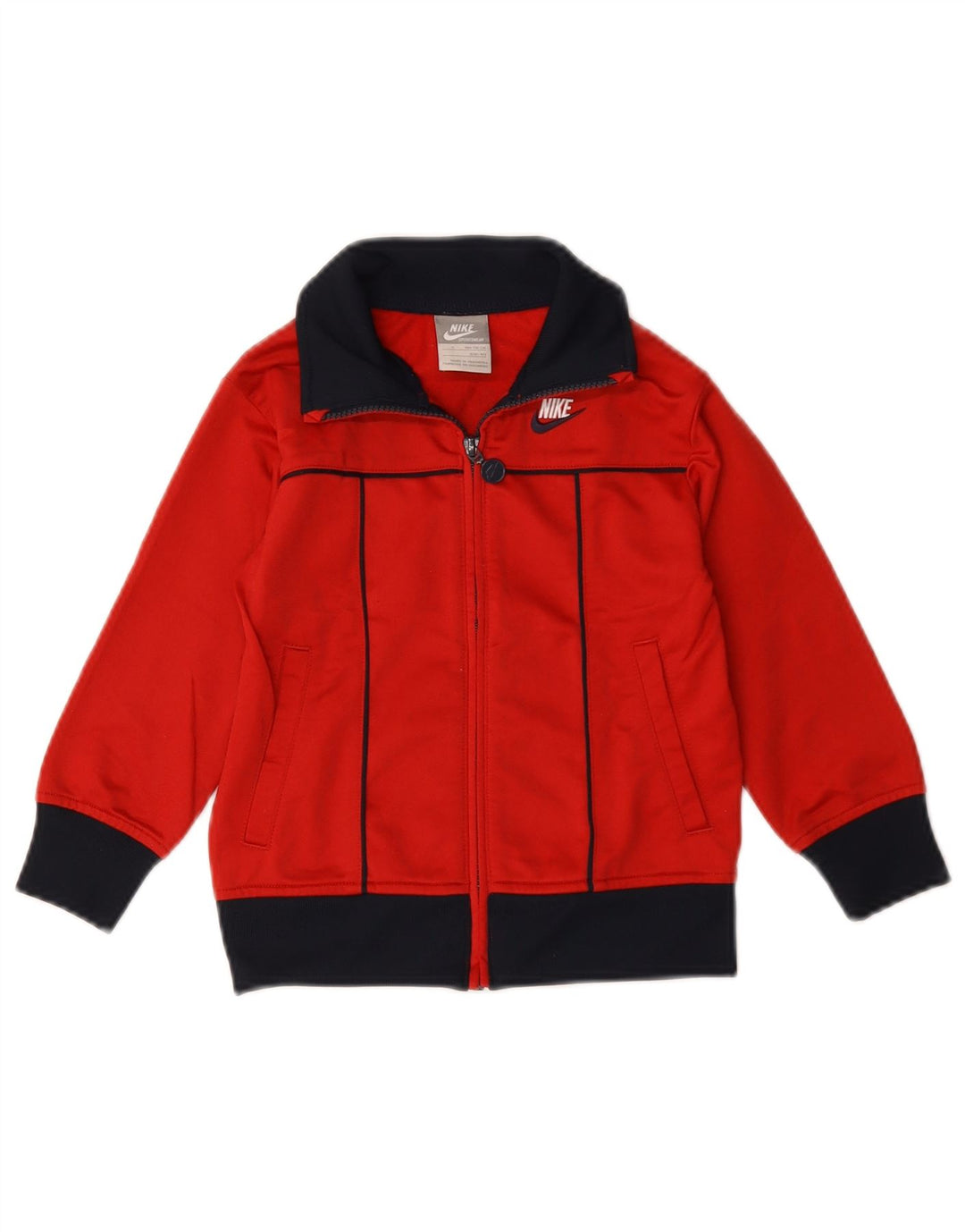 Μπουφάν Nike Boys Graphic αθλητική φόρμα 4-5 ετών Small Red Colourblock