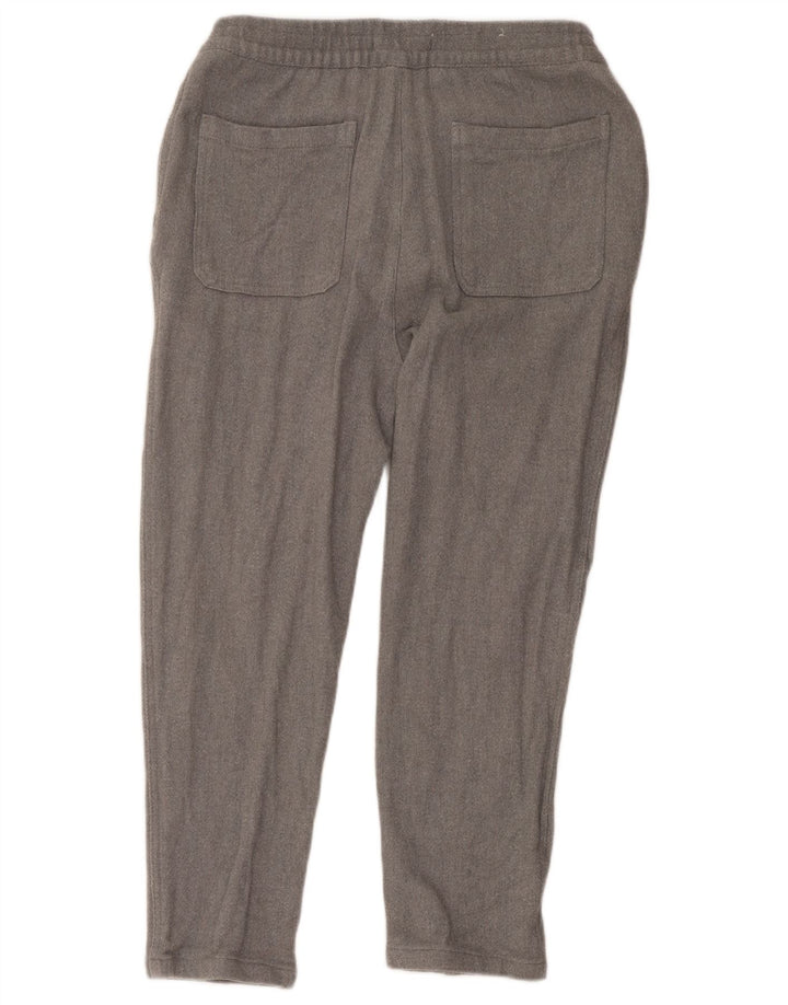 Zara γυναικείο cropped παντελόνι μεγάλο W32 L25 Γκρι βαμβακερό ψαροκόκκαλο