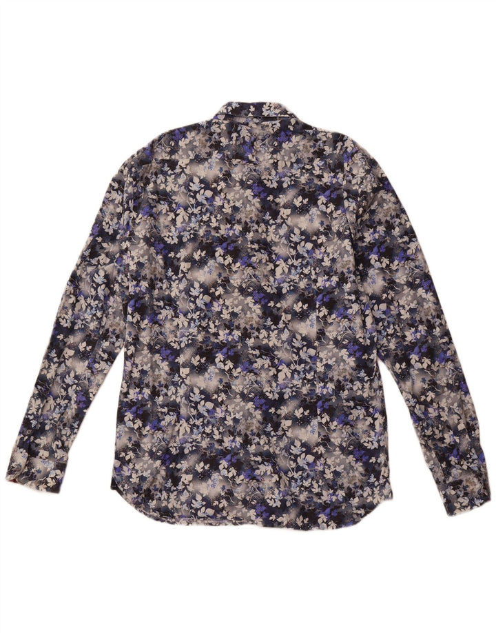 TED BAKER Ανδρικό Πουκάμισο Μέγεθος 5 XL Πολύχρωμο Βαμβακερό Floral
