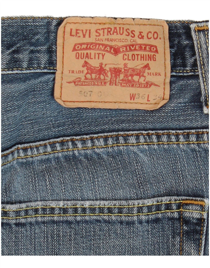 Levi's Mens 507 Straight Jeans W36 L28 Blue