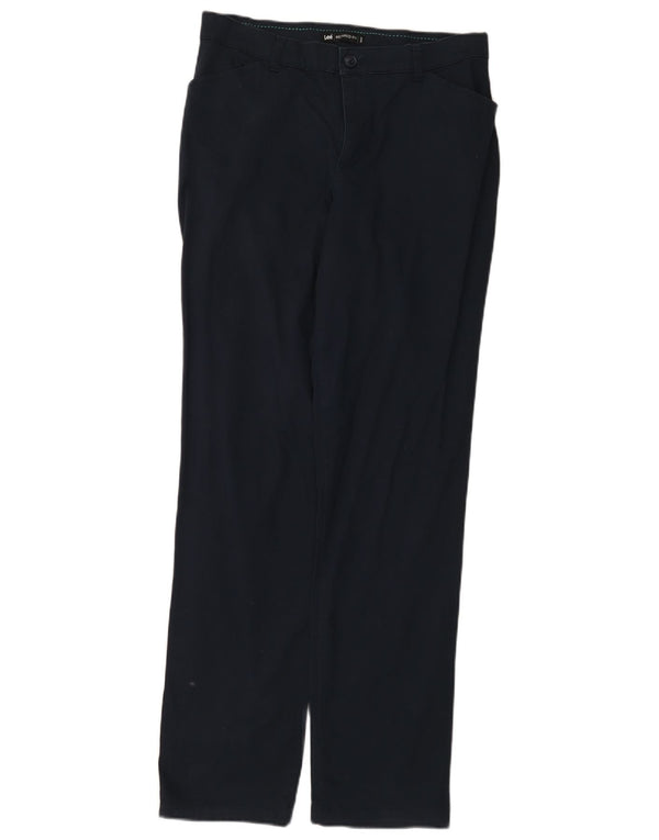 Lee Γυναικείο Casual Παντελόνι US 8 Medium W30 L32 Navy Blue Cotton
