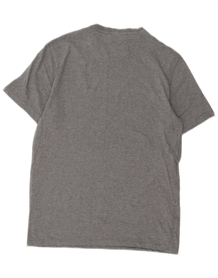 Calvin Klein Ανδρικό T-Shirt Top Μικρό Γκρι Βαμβακερό