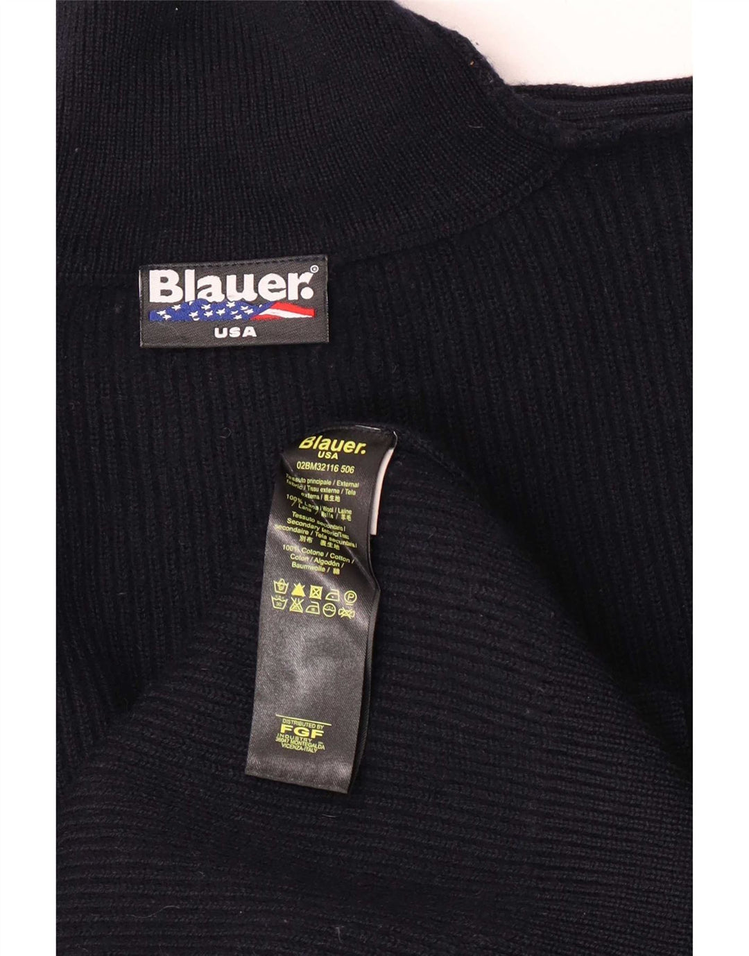 Blauer Ανδρικό πουλόβερ με λαιμό χελώνα, μεσαίο μάλλινο ναυτικό