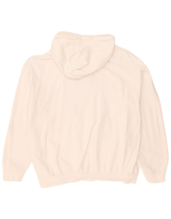 Jack & Jones Ανδρικό φούτερ με κουκούλα, μεγάλο λευκό βαμβακερό