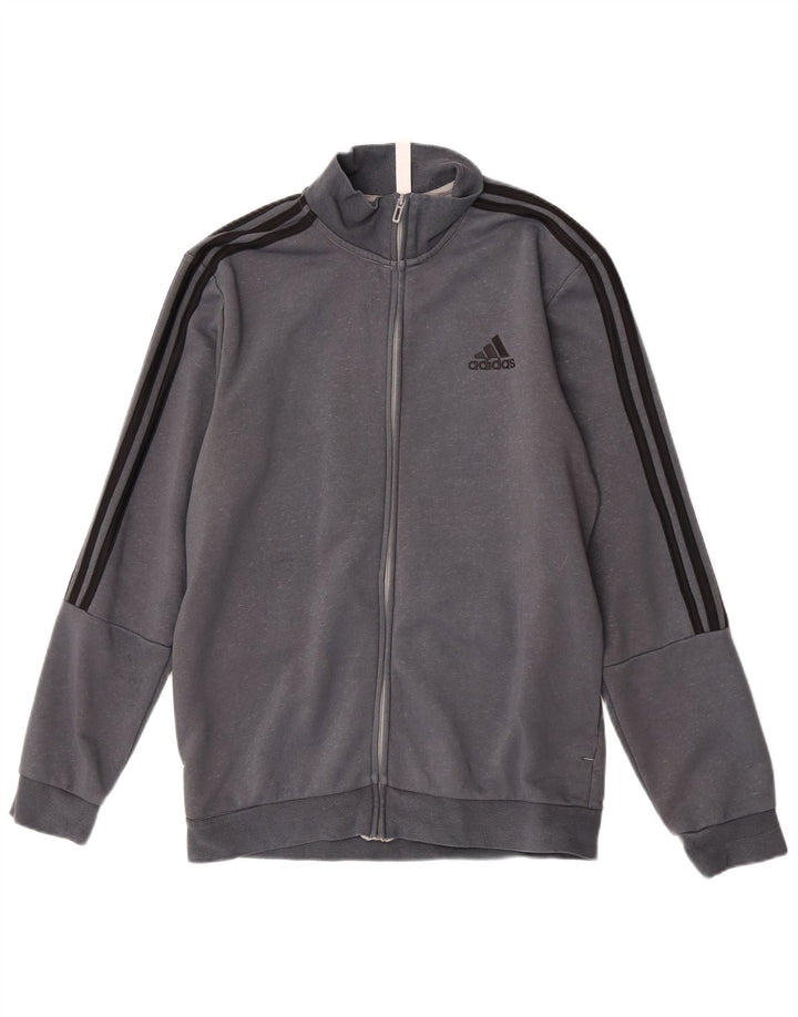 Ανδρική φόρμα Adidas Top Jacket UK 40/42 Μεσαίο γκρι βαμβακερό