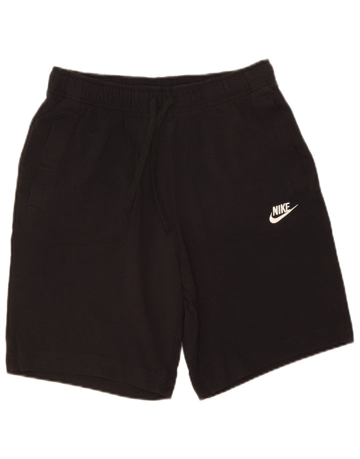 NIKE Mens Sport Shorts Small  Black Cotton