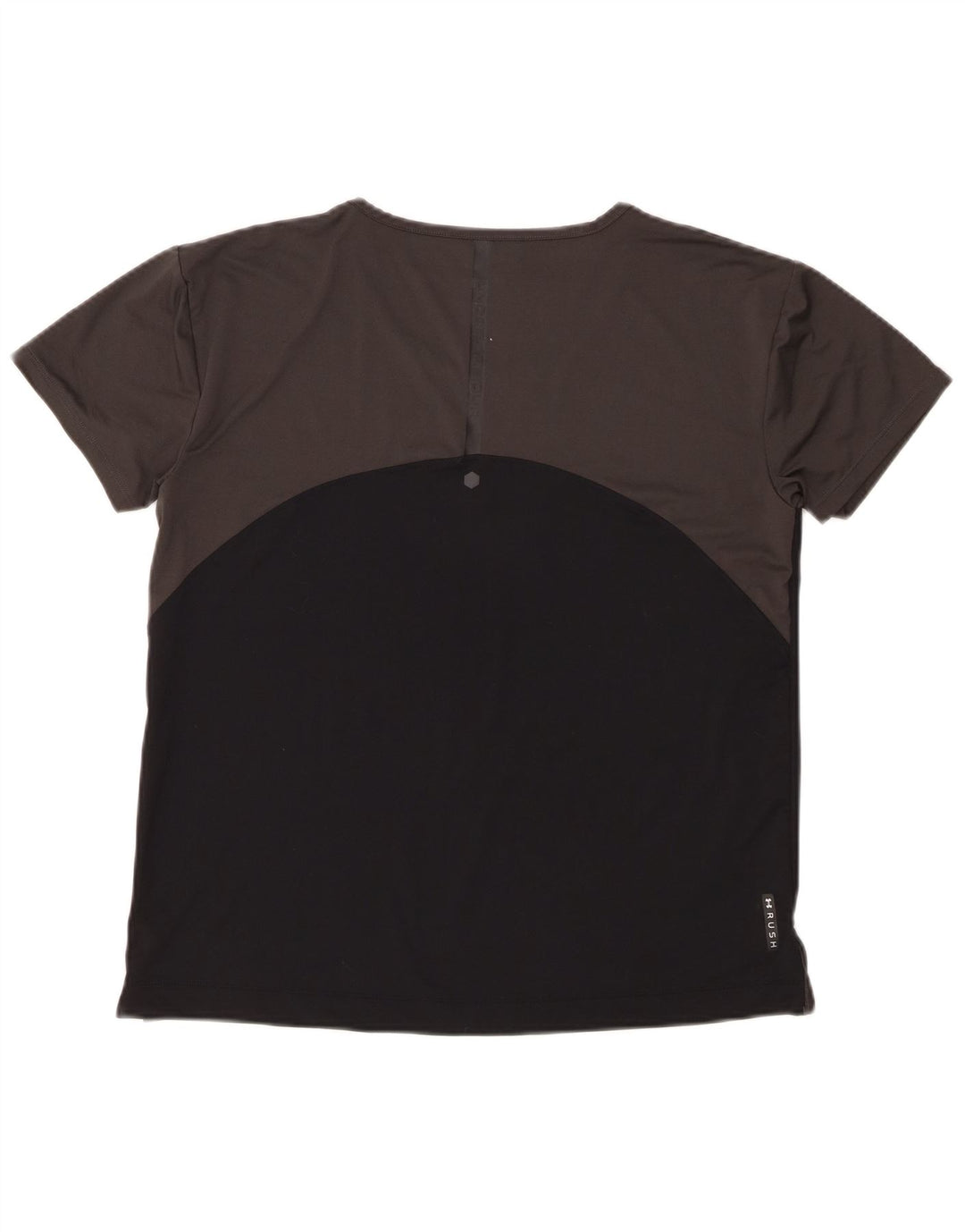 Γυναικείο μπλουζάκι UNDER Armour Heat Gear T-shirt Top 10 UK Small Black Colourblock