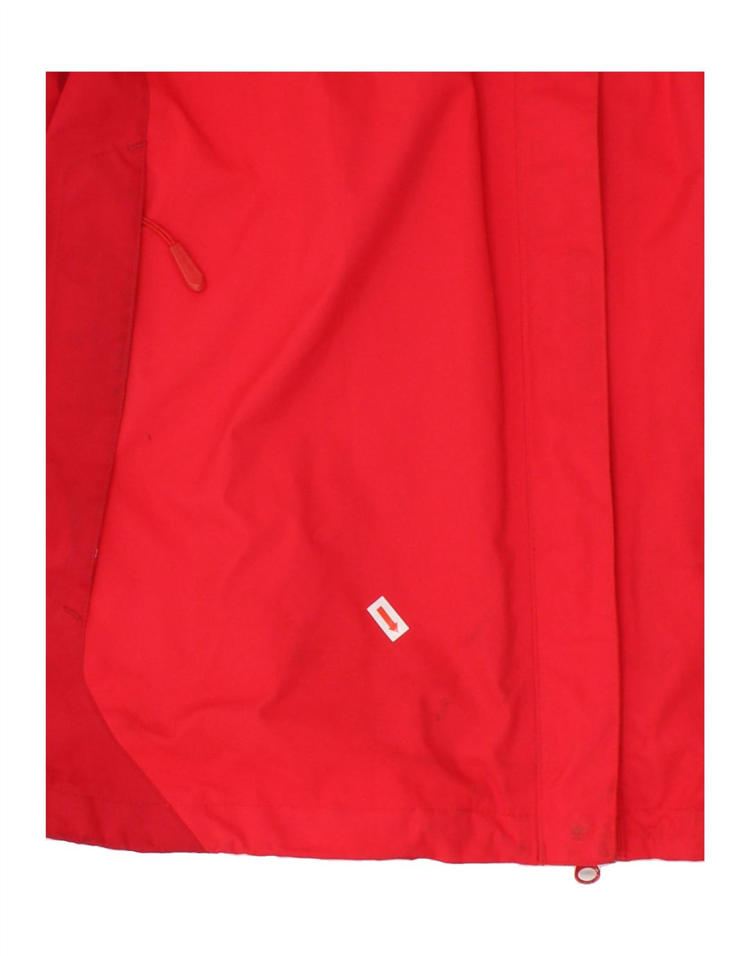 JACK WOLFSKIN Womens Rain Jacket UK 18 XL Red Colourblock Polyester Vintage Jack Wolfskin and Second-Hand Jack Wolfskin from Messina Hembry 