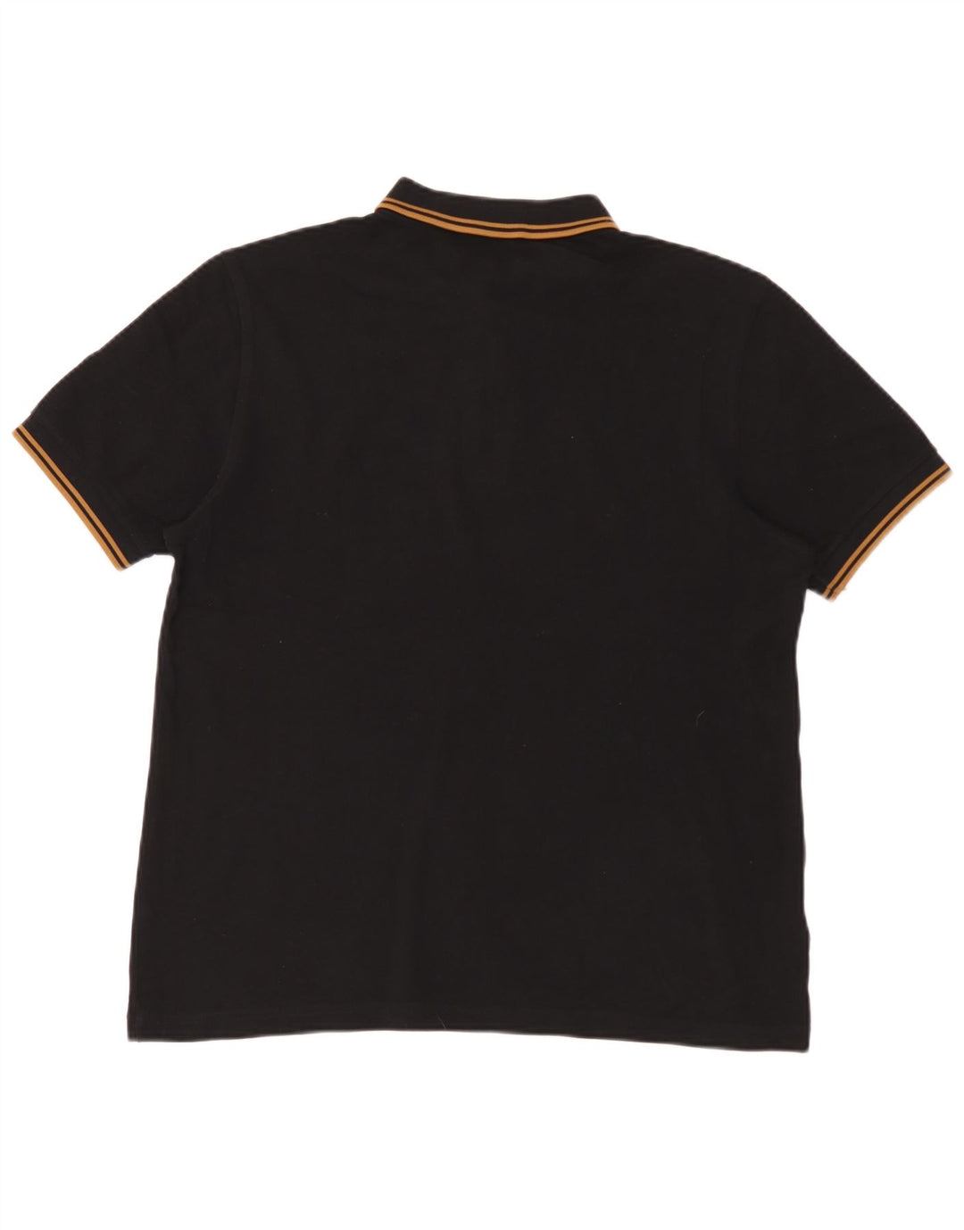 Fred Perry Ανδρικό Πόλο Μπλουζάκι μεγάλο μαύρο βαμβακερό