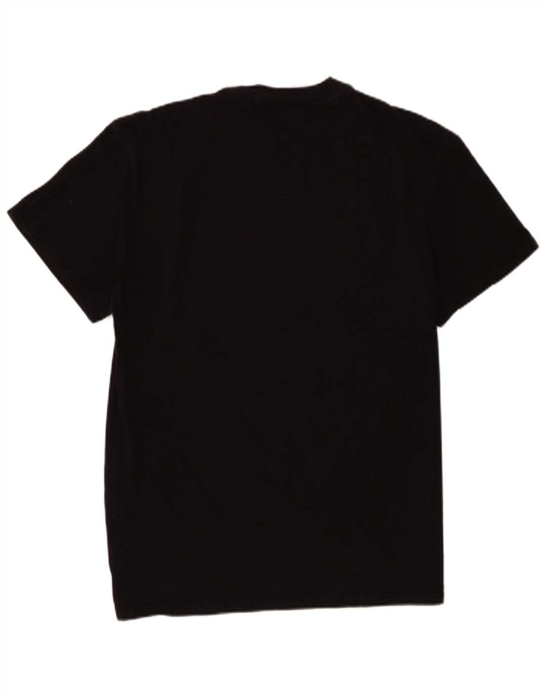 Ανδρικό γραφικό T-Shirt Tommy Hilfiger Top Μεσαίο μαύρο βαμβακερό