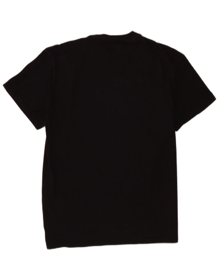 Ανδρικό γραφικό T-Shirt Tommy Hilfiger Top Μεσαίο μαύρο βαμβακερό