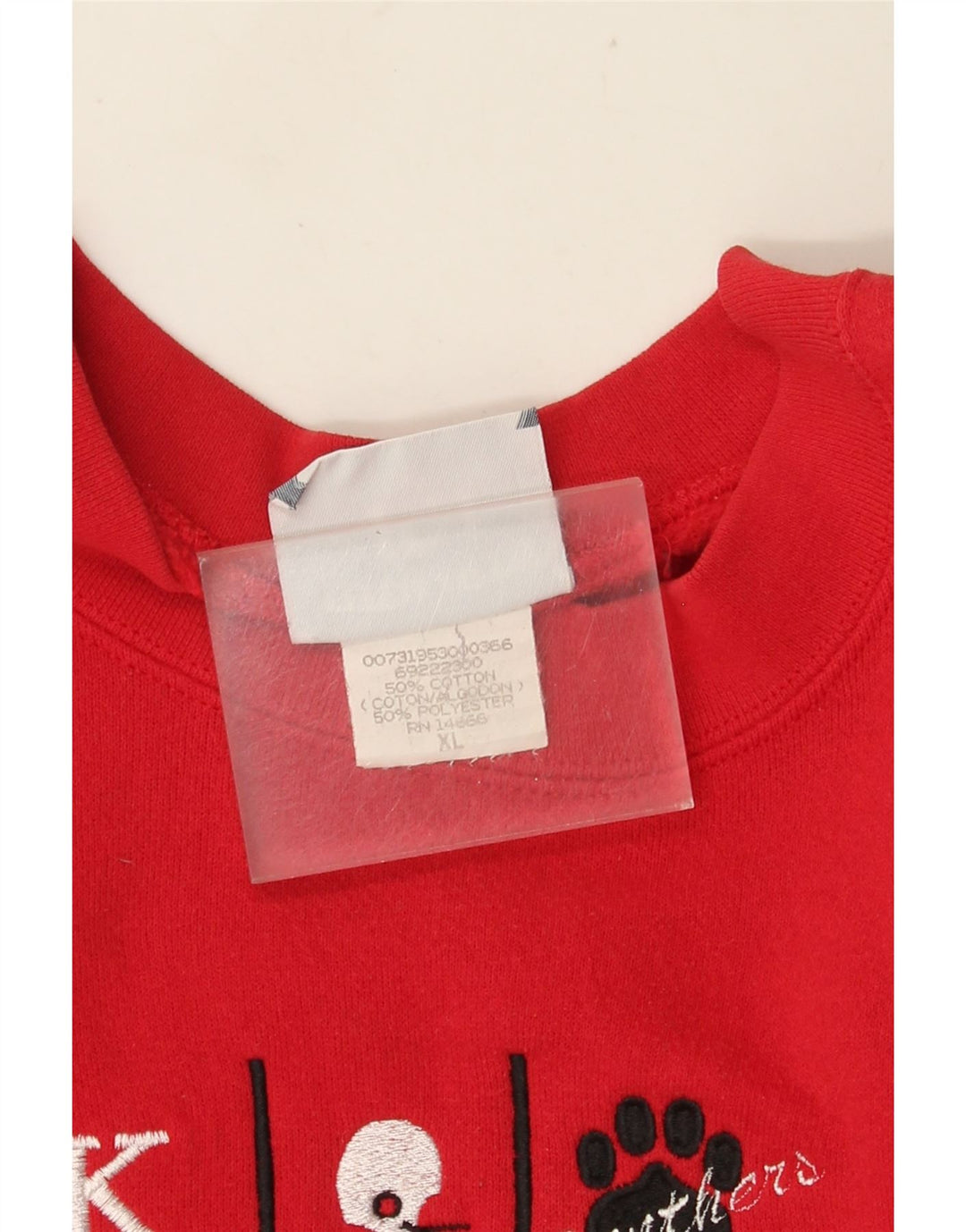 Ανδρικό γραφικό φούτερ Lee Jumper XL Κόκκινο βαμβακερό