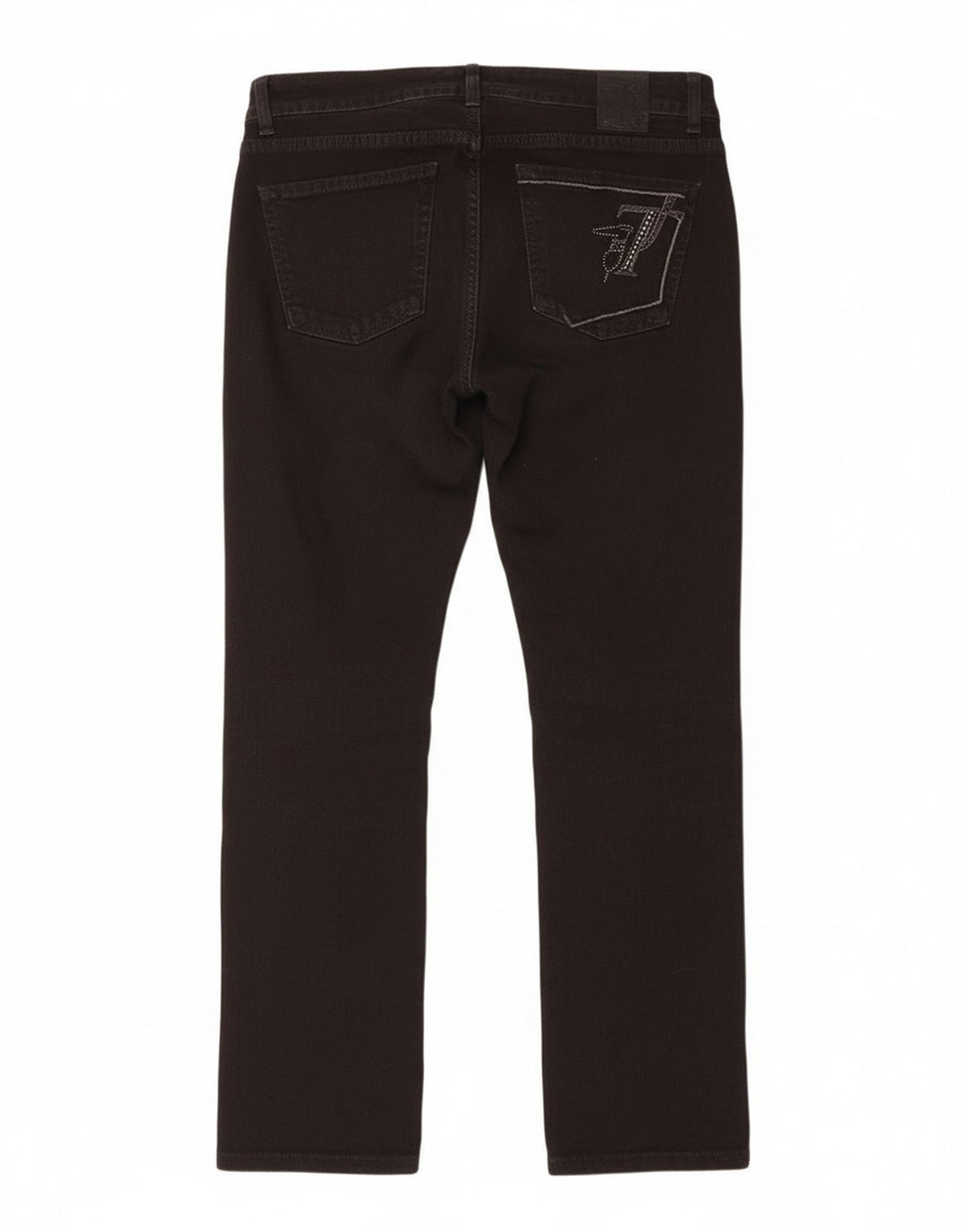 Trussardi Γυναικείο Slim Jeans W28 L28 Μαύρο βαμβακερό