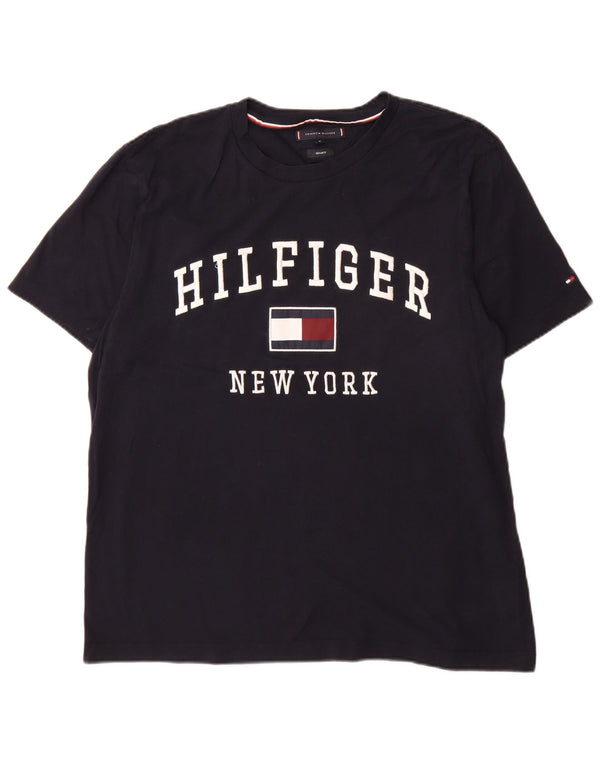 Tommy Hilfiger Ανδρικό T-Shirt Regular Fit Top XL Navy Blue