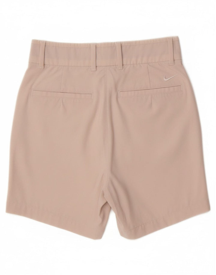 NIKE Womens Dri Fit Chino Shorts Small W28  White Polyester Vintage Nike and Second-Hand Nike from Messina Hembry 