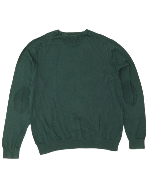 Ανδρικό πουλόβερ Lacoste Crew Neck Jumper Μέγεθος 6 XL Πράσινο βαμβακερό