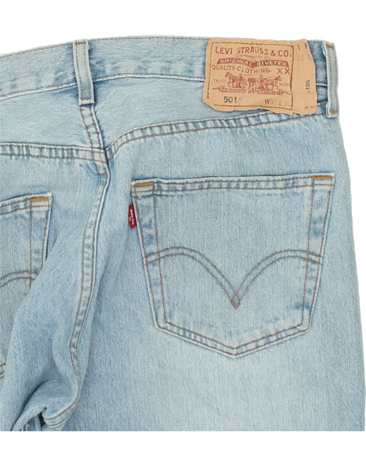 LEVI'S Ανδρικό τζιν 501 ίσιο W32 L32 Μπλε βαμβακερό