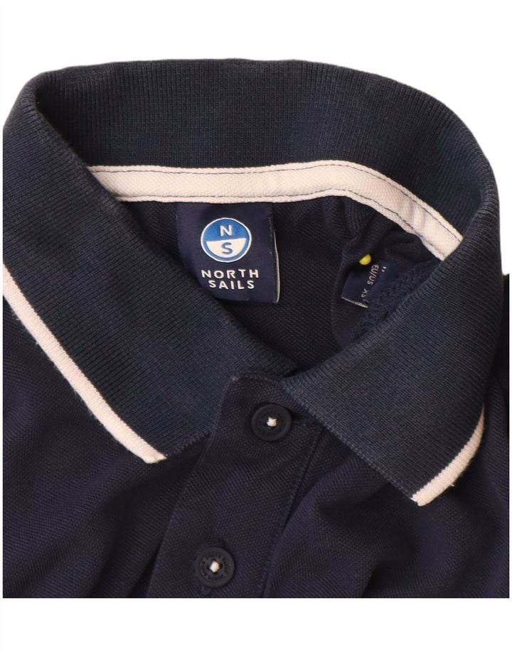 Ανδρικό πουκάμισο πόλο North Sails XS Navy Blue Cotton