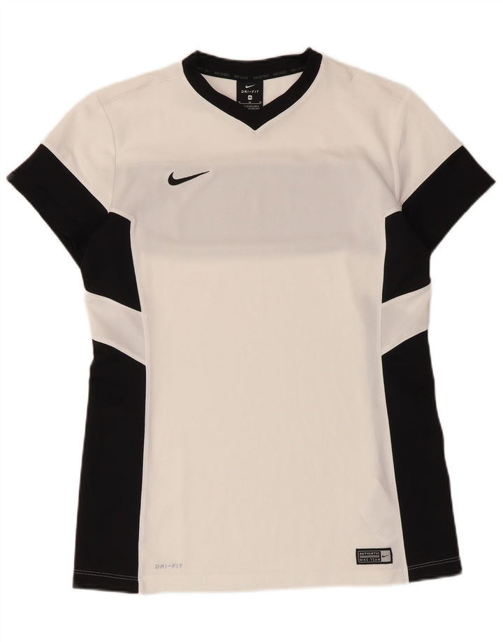 Ανδρικό T-Shirt Nike Dri Fit Τοπ μεσαίου λευκού χρώματος πολυεστέρας