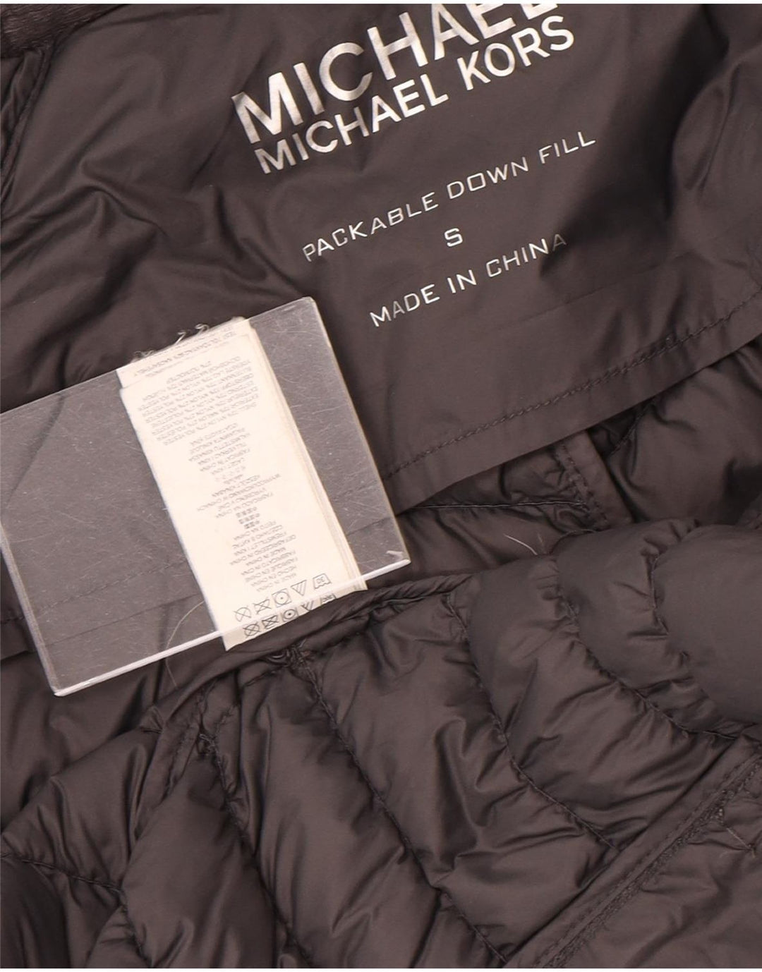 Michael Kors Γυναικείο μπουφάν UK 10 Small Grey Nylon