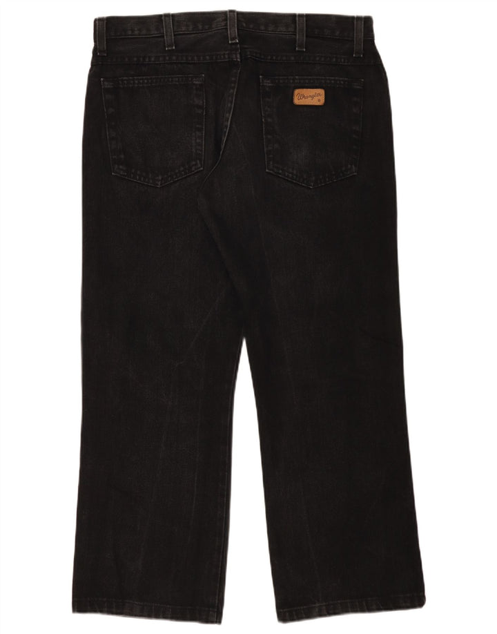 Ανδρικό τζιν Wrangler Bootcut W34 L27 Μαύρο βαμβακερό