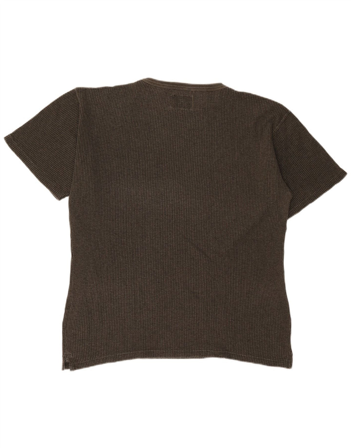 Ανδρικό T-Shirt Wrangler Top Large Khaki Cotton