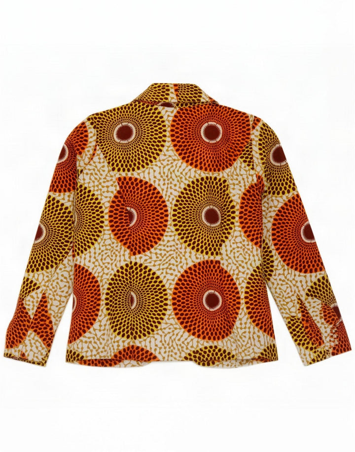 Vintage Γυναικείο Open Blazer Jacket UK 8 Small Multicolored Geometric