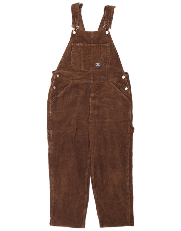 RIFLE Ανδρικό παντελόνι Carpenter Dungarees Κοτλέ W34 L30 Καφέ βαμβακερό