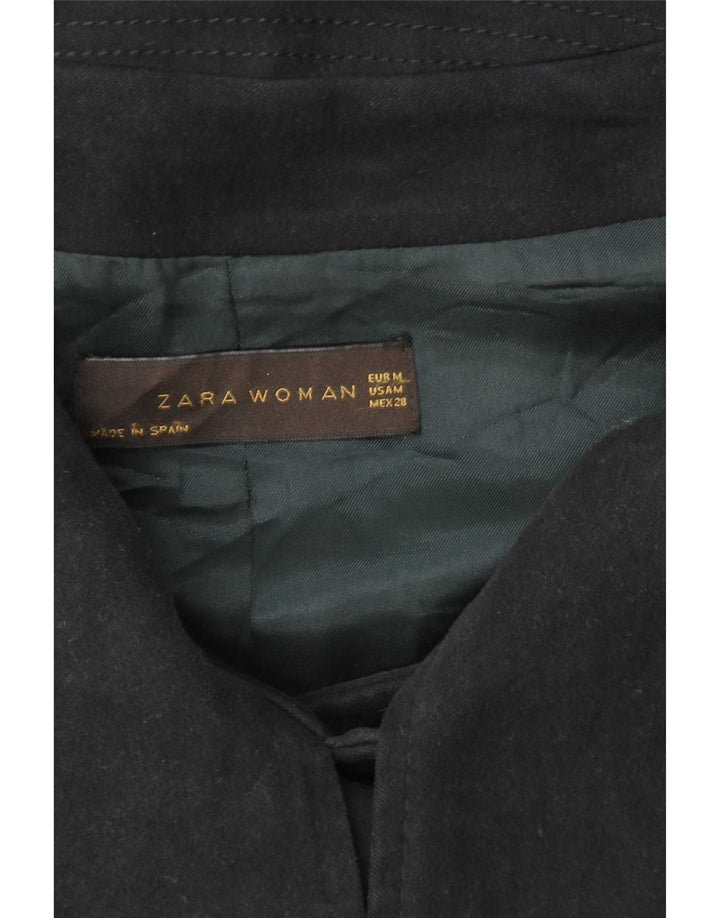 Zara Γυναικείο Μπλέιζερ Μπουφάν UK 14 Μεσαίο Μαύρο