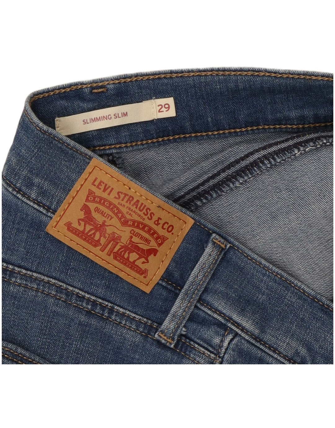 LEVI'S Γυναικείο Slimming Slim Jeans W29 L25 Blue