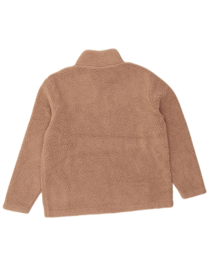 Fila Γυναικείο Graphic Fleece Jumper UK 16 Large Beige Polyester