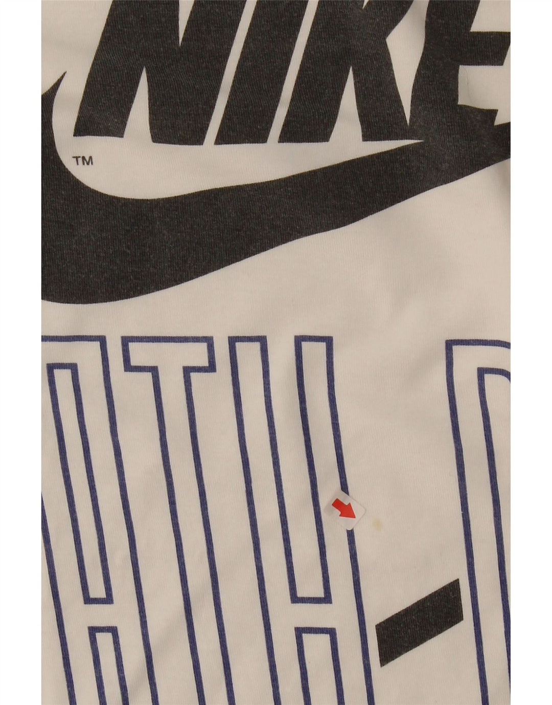 NIKE Mens Graphic T-Shirt Top UK 39/41 Medium White Vintage Nike and Second-Hand Nike from Messina Hembry 