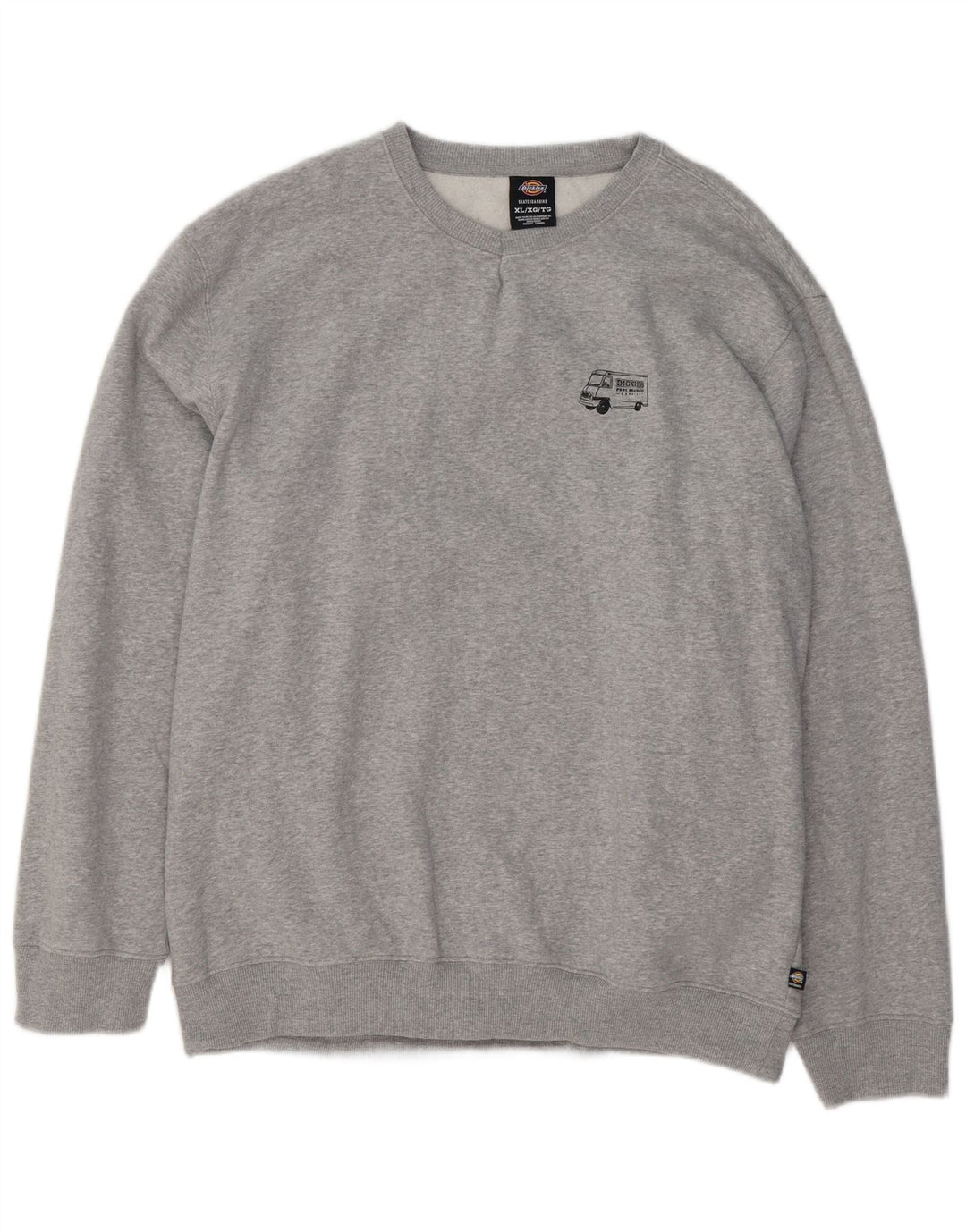 DICKIES Mens Sweatshirt Jumper XL Grey Cotton