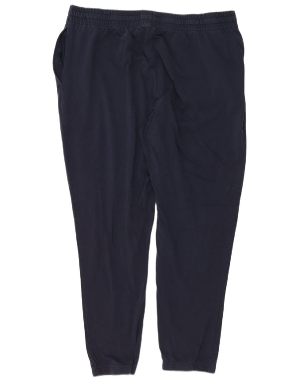 Ανδρική φόρμα αθλητικής φόρμας Adidas γραφικά Joggers 2XL Navy Blue Cotton