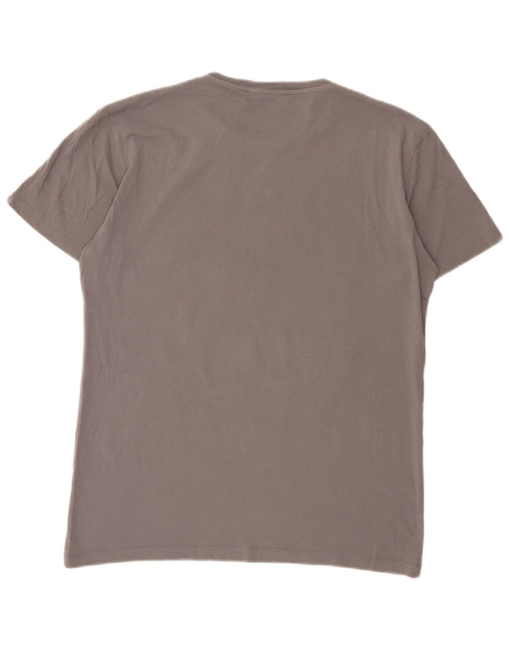 Ανδρικό γραφικό T-shirt Trussardi Jeans Top Medium Grey