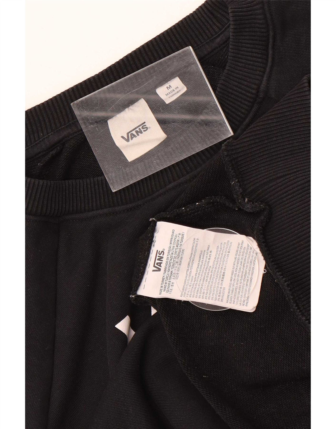 Vans Γυναικείο Φούτερ γραφικό Jumper UK 14 Μεσαίο μαύρο βαμβακερό