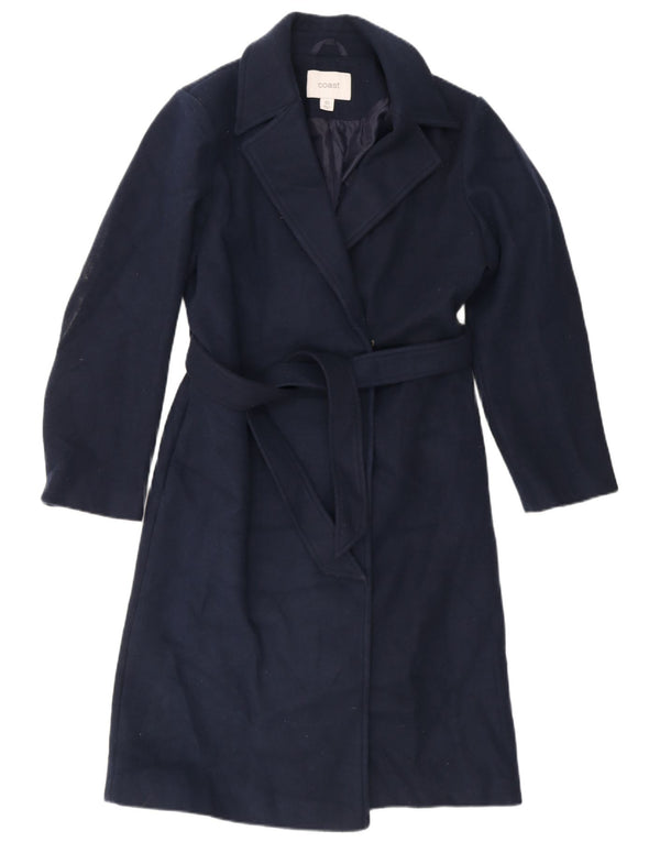 Coast Γυναικείο Πανωφόρι UK 8 Small Navy Blue Polyester