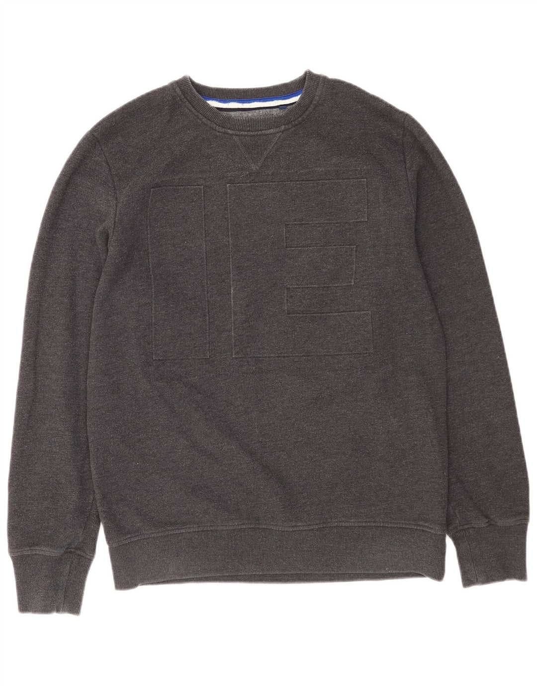 Ανδρικό γραφικό φούτερ Superdry Jumper μεγάλο γκρι βαμβακερό