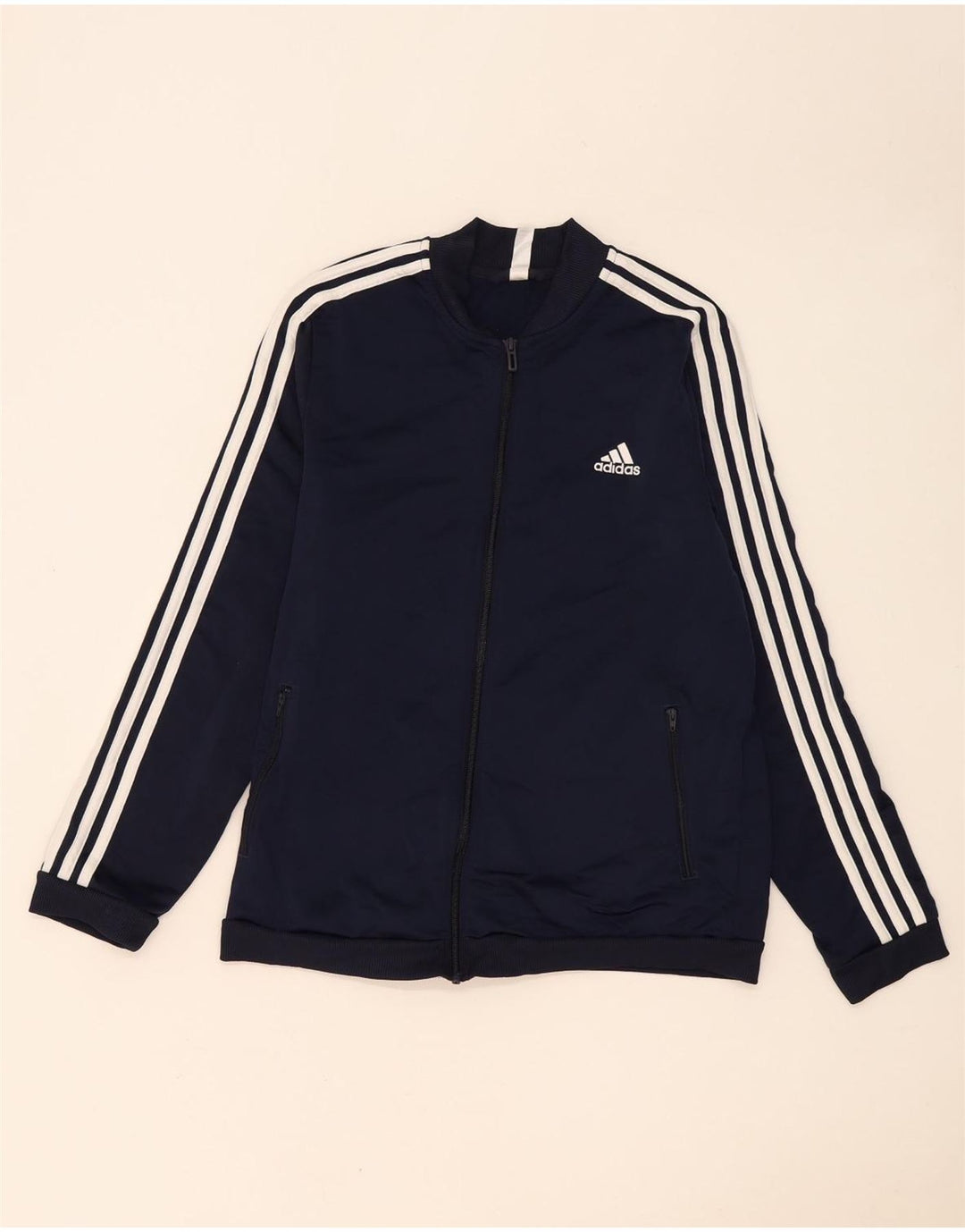 Γυναικεία αθλητική φόρμα Adidas Top Jacket UK 20/22 XL Navy Blue Polyester