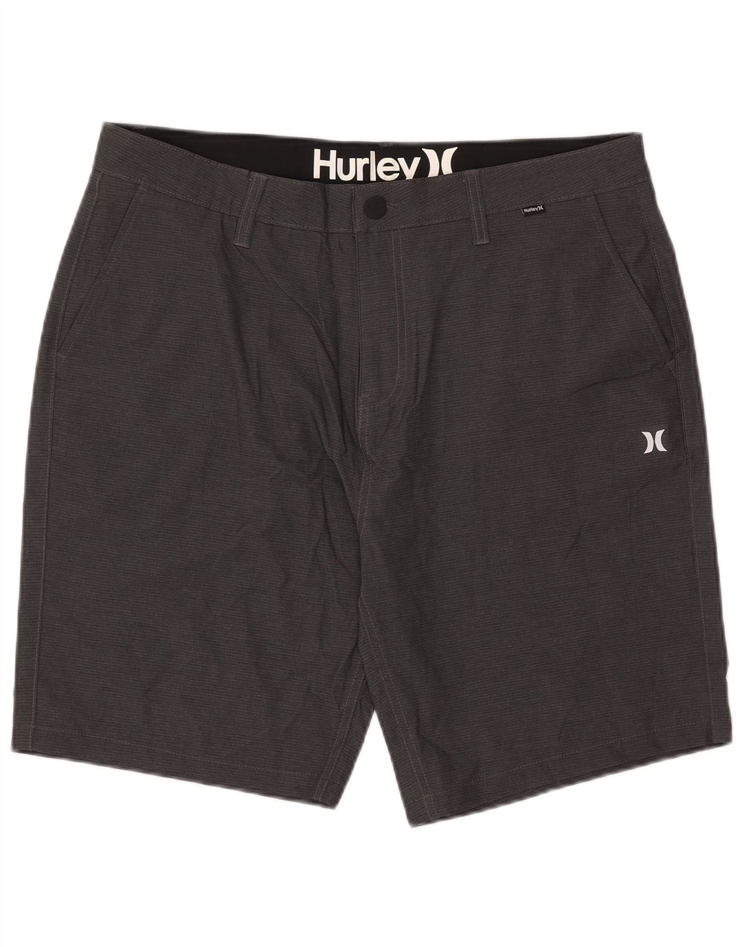 Ανδρικό σορτς chino Hurley W36 μεγάλο γκρι πολυεστέρα