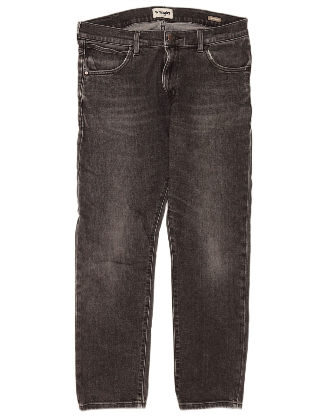 Ανδρικό τζιν Wrangler Larston Slim W32 L28 Γκρι βαμβακερό