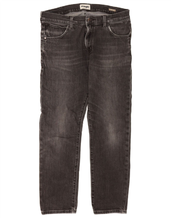 Ανδρικό τζιν Wrangler Larston Slim W32 L28 Γκρι βαμβακερό