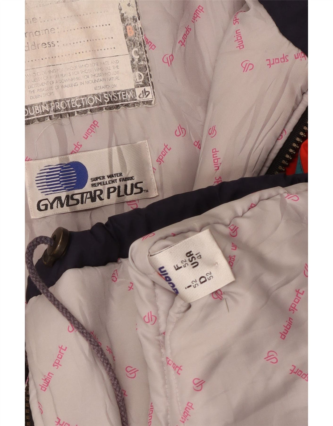 Ανδρικό μπουφάν Dubin Windbreaker IT 52 XL Navy Blue Colorblock Πολυεστέρας