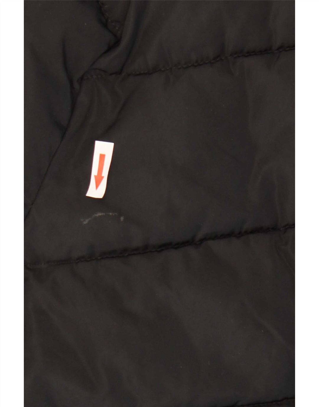 Zara Girls Hooded Podded Coat 13-14 Years Black Polyester