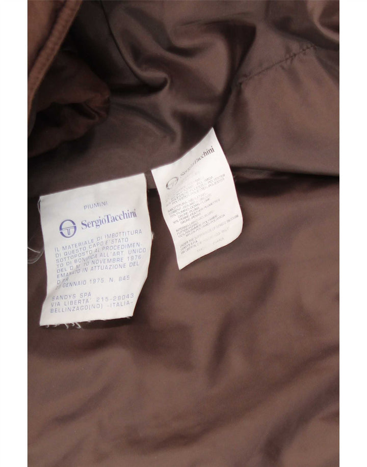 Sergio Tacchini Ανδρικό παλτό με επένδυση IT 54 2XL καφέ πολυχλωρίδιο