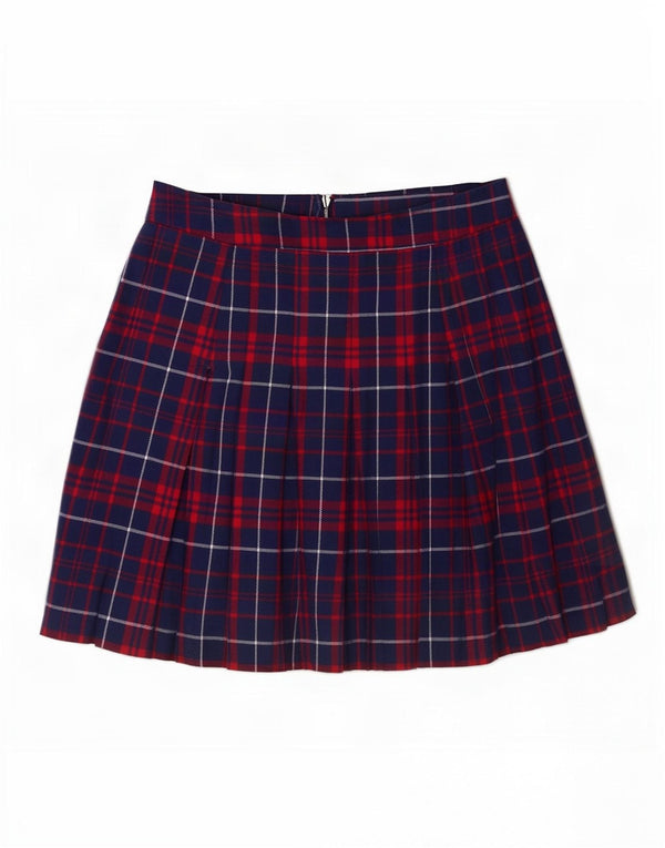 Tommy Hilfiger Γυναικεία Μίνι Φούστα Medium W28 Navy Blue καρό βαμβακερό
