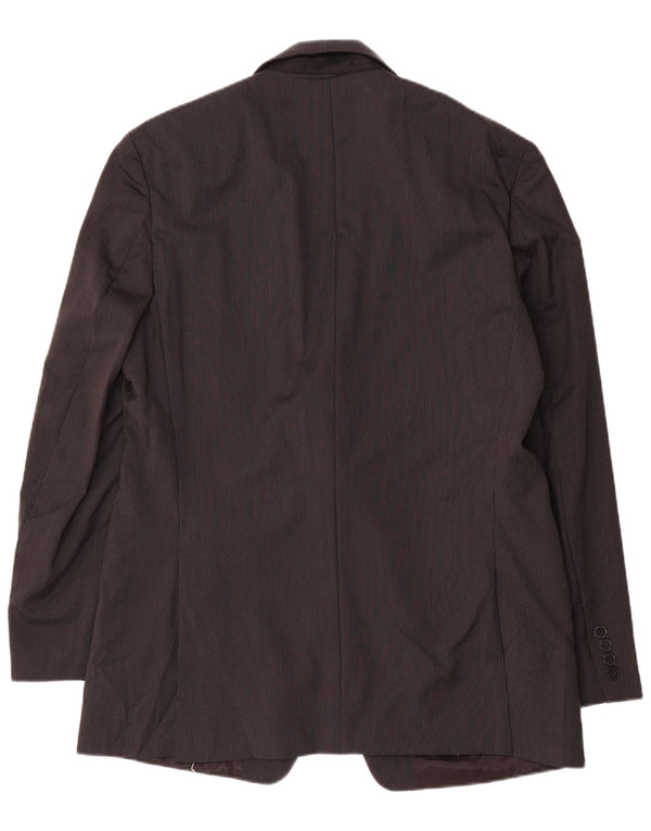 CALVIN KLEIN Ανδρικό σακάκι με 2 κουμπιά σακάκι UK 42 XL Μαύρο μαλλί