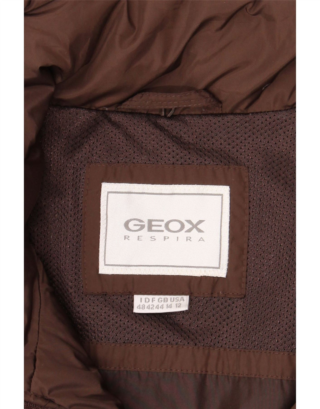 GEOX Γυναικείο Παλτό Respira padded UK 14 Large Brown