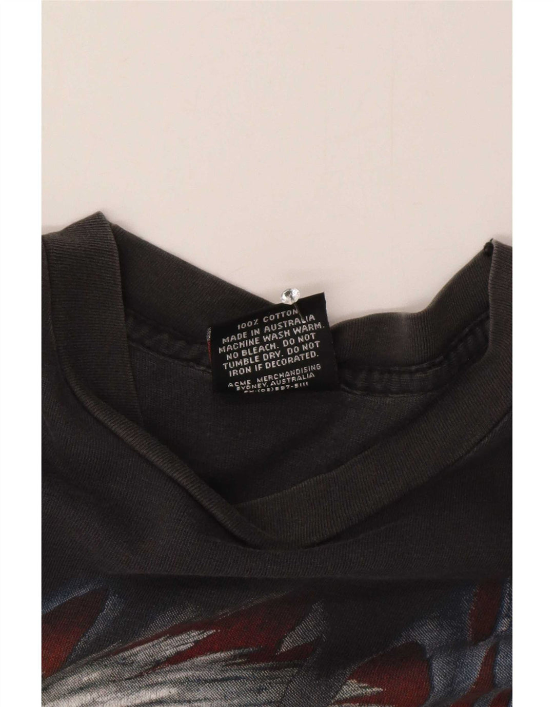 Ανδρική Harley Davidson 1990 Graphic T-Shirt Top Medium Grey βαμβακερή μοτοσυκλέτα